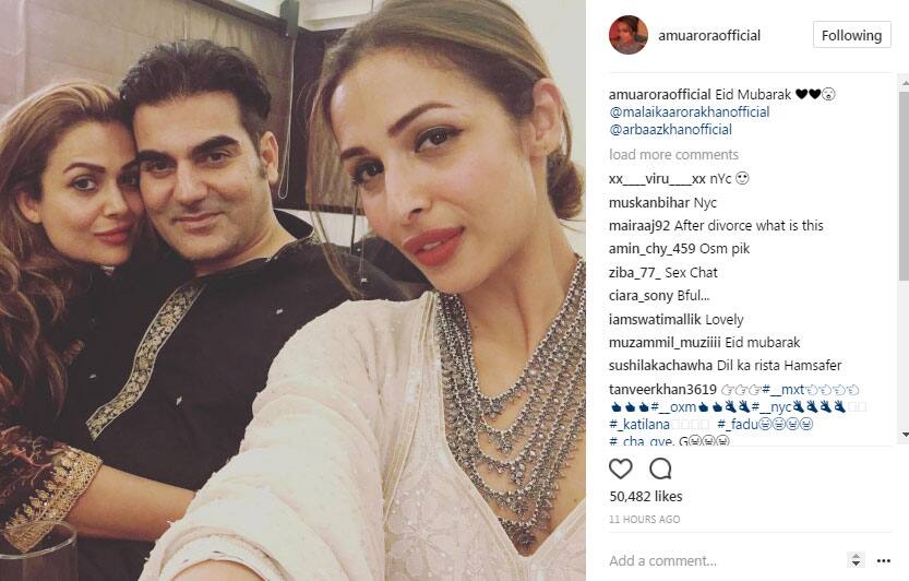 Former couple Malaika Arora and Arbaaz Khan celebrate Eid ...