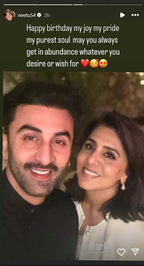 Ranbir Kapoor's Birthday: Neetu Kapoor Calls Him 'My Pride, Purest Soul' | People News