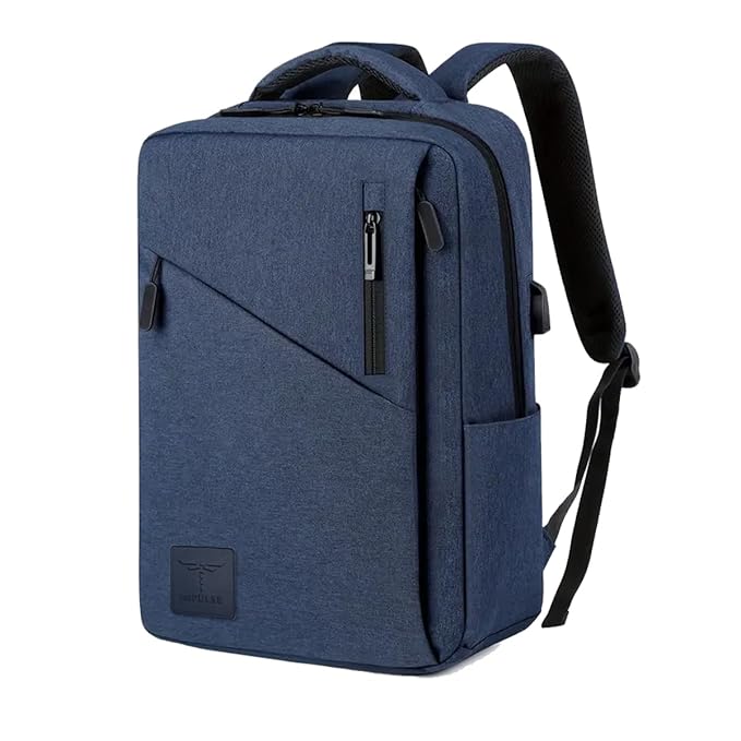 Impulse V2 Elite 30L Unisex Water Resistant Travel 4 Compartment Laptop Backpack with USB Charging Port/Office/School/College Bag/Business Bag Fits Up to 16 Inch Laptop