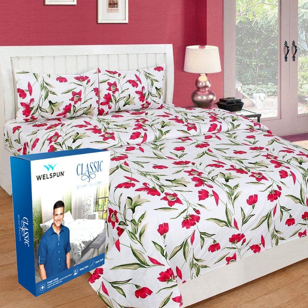 Welspun Classic Double Bedsheet Pillow Cover Welspun Classic Double Bedsheet Pillow Cover