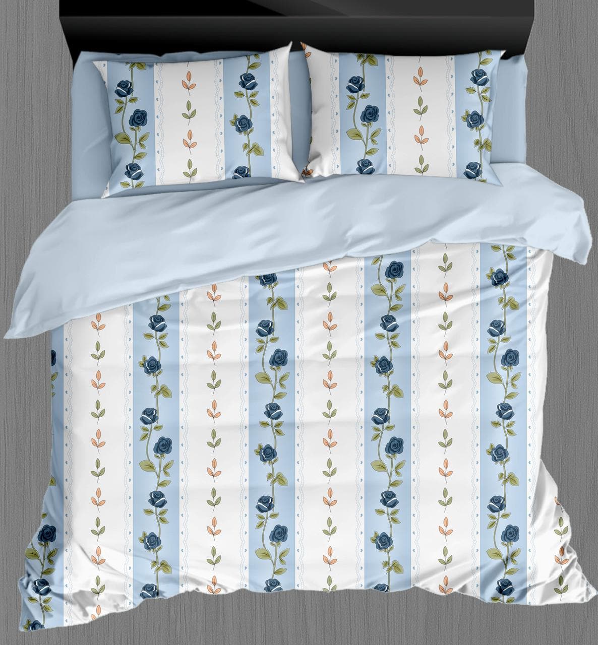 Crest Innovate Crest Bed Sheet with Pillow Cover Stripes Crest Innovate Crest Bed Sheet with Pillow Cover Stripes