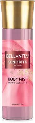 Bella Vita Organic Luxury Women Senorita Long-Lasting Body Mist - 150ml