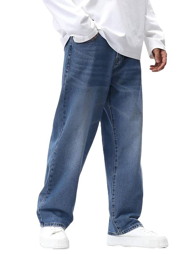 Ben Martin Men Baggy Fit High Rise Jeans Ben Martin Men Baggy Fit High Rise Jeans