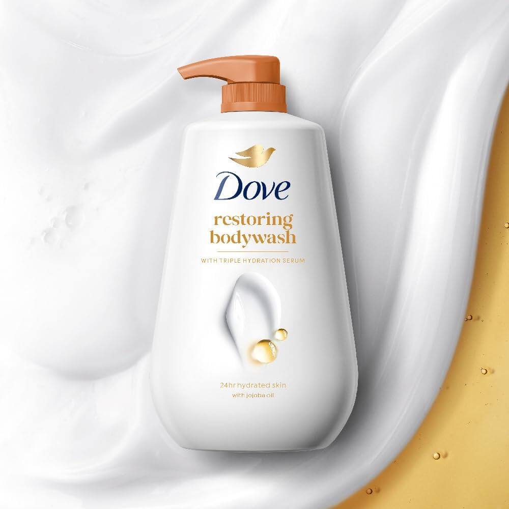 Dove Dryness Care Bodywash with Triple Hydration Serum - 825 ml