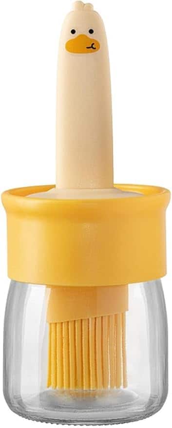 Birzar Heavy Glass Olive Oil Dispenser with Silicone Brush Birzar Heavy Glass Olive Oil Dispenser with Silicone Brush
