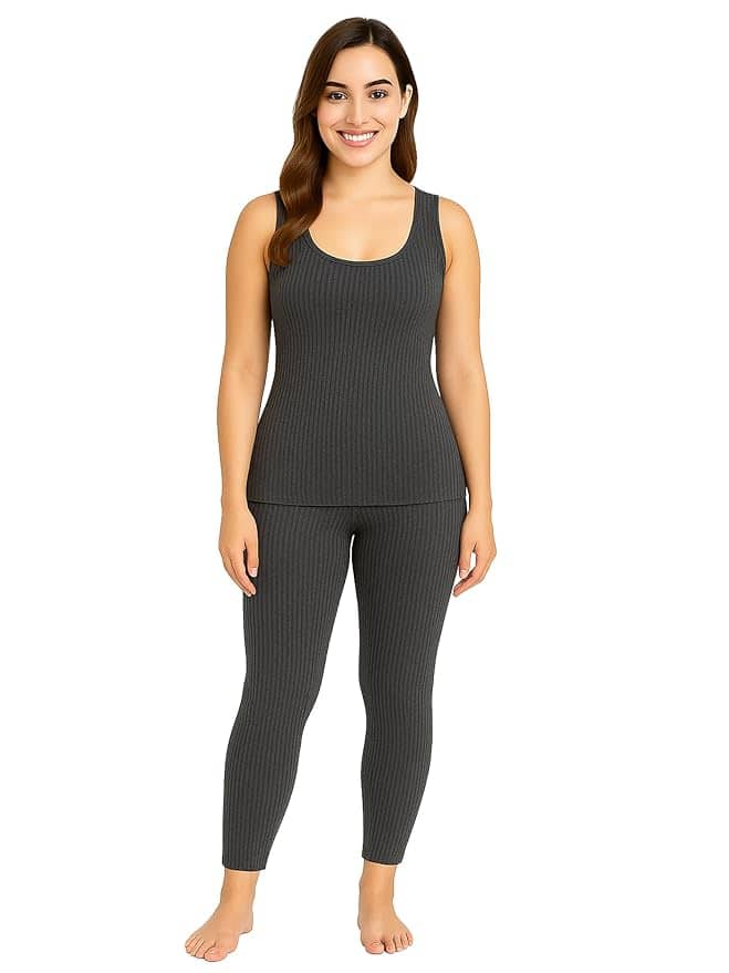 BODYCARE Women's Sleeveless Slim Fit Thermal Top
