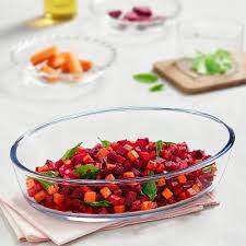 Borosil Oval Borosilicate Glass Baking Dish 