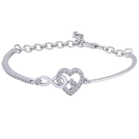 THE MARKETVILLA Pure 925 Silver Bracelet for Women