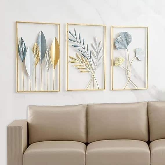 Brass Design Studio Leaf Wall Hanging