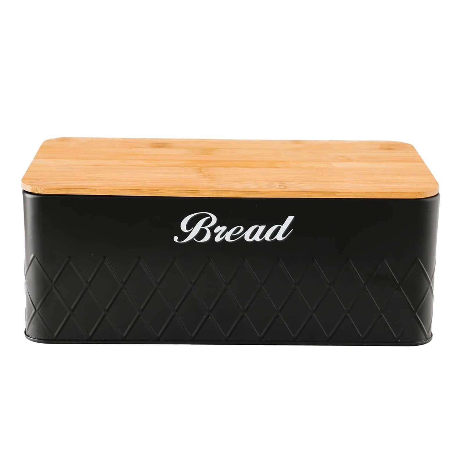 The Better Home Bread Box For Storage With Bamboo Cutting Board Lid