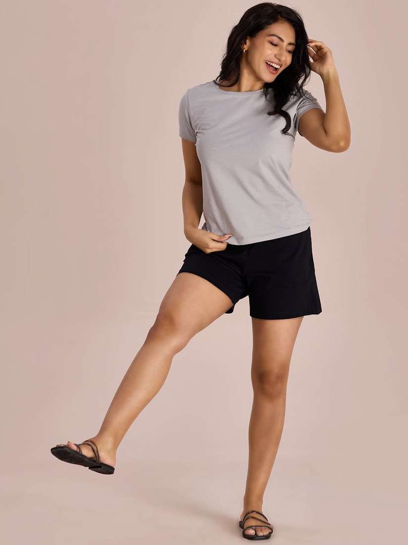 Go Colors Women Casual Relaxed Fit Shorts Go Colors Women Casual Relaxed Fit Shorts