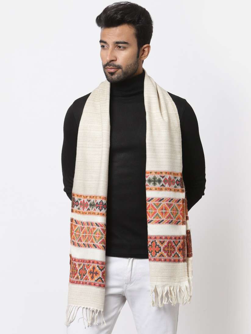 WEAVERS VILLA Self Design Acrylic Muffler