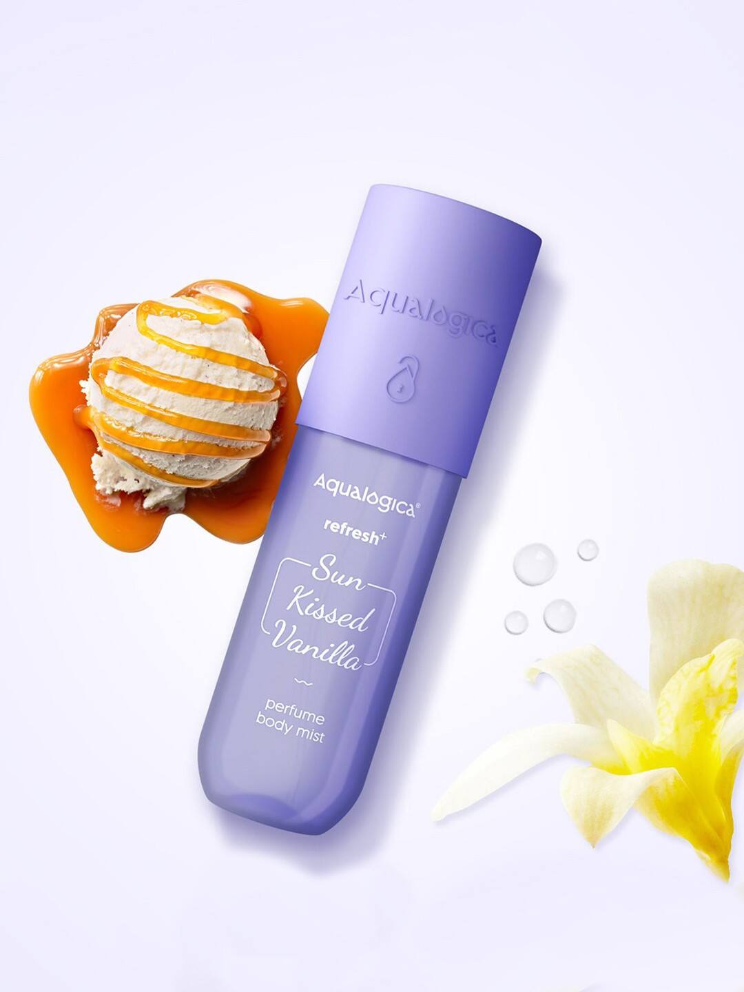 Aqualogica: Refresh+ Sun Kissed Vanilla Perfume Body Mist Aqualogica: Refresh+ Sun Kissed Vanilla Perfume Body Mist