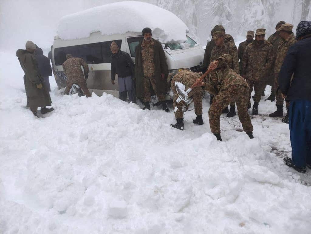 Murree is declared calamity hit area, northeast of the Pakistan capital Islamabad