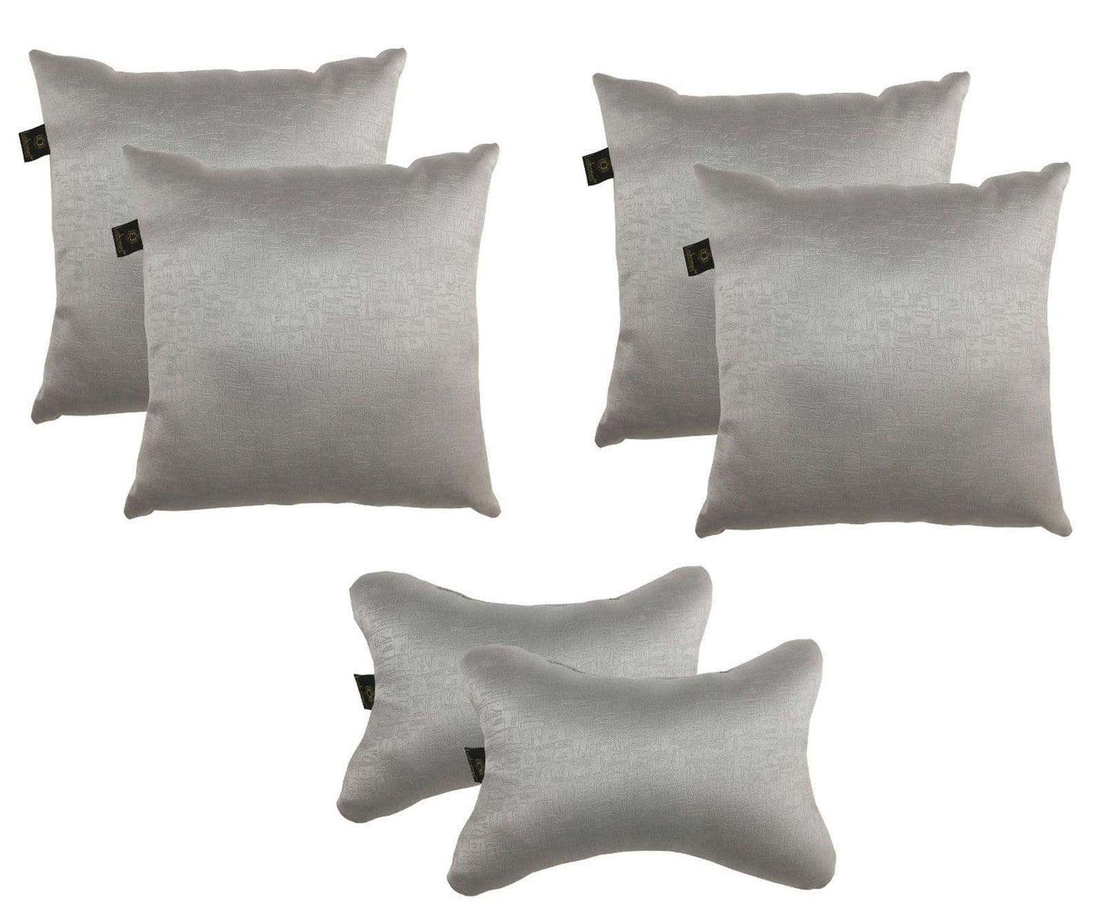 Lushomes car pillows and cushions, Textured Grey car pillow Lushomes car pillows and cushions, Textured Grey car pillow