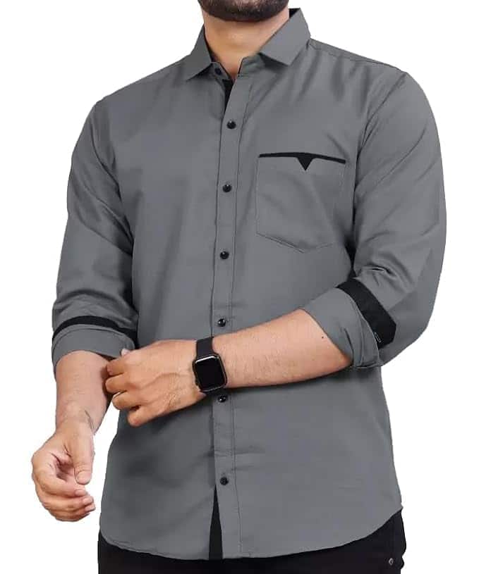 CB-COLEBROOK Men's Regular Fit Solid Casual Shirt