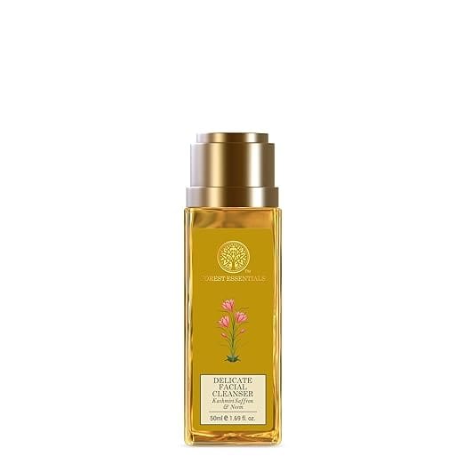 Forest Essentials Delicate Facial Cleanser with Kashmiri Saffron & Neem Forest Essentials Delicate Facial Cleanser with Kashmiri Saffron & Neem