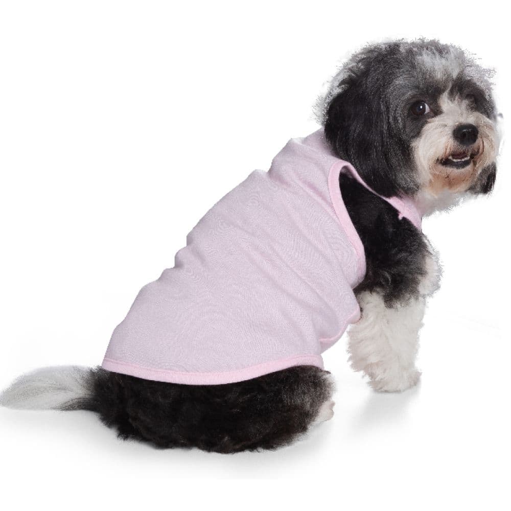 Talking Dog Club Tanky&#039;s Tank Tops for Dogs and Cats (Pink)