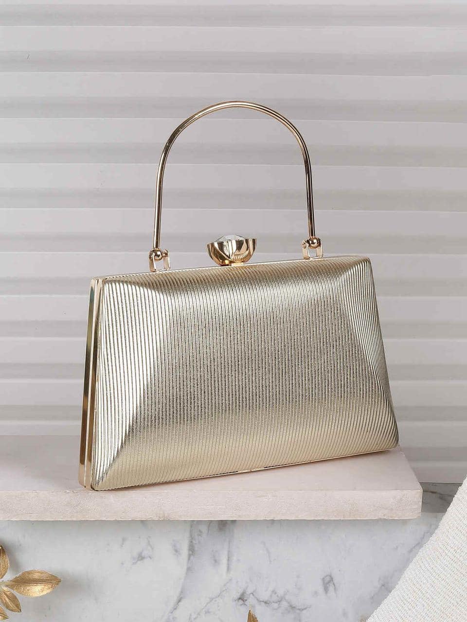 Mochi Embellished Box Clutch