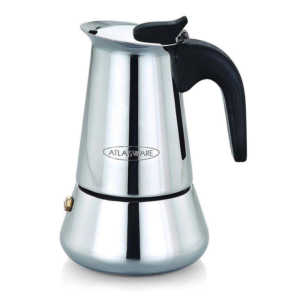 Atlasware Stainless Steel Coffee Maker (4 Cup) Atlasware Stainless Steel Coffee Maker (4 Cup)