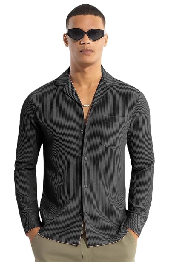 ColorChakra Textured Corduroy Knit Shirt ColorChakra Textured Corduroy Knit Shirt