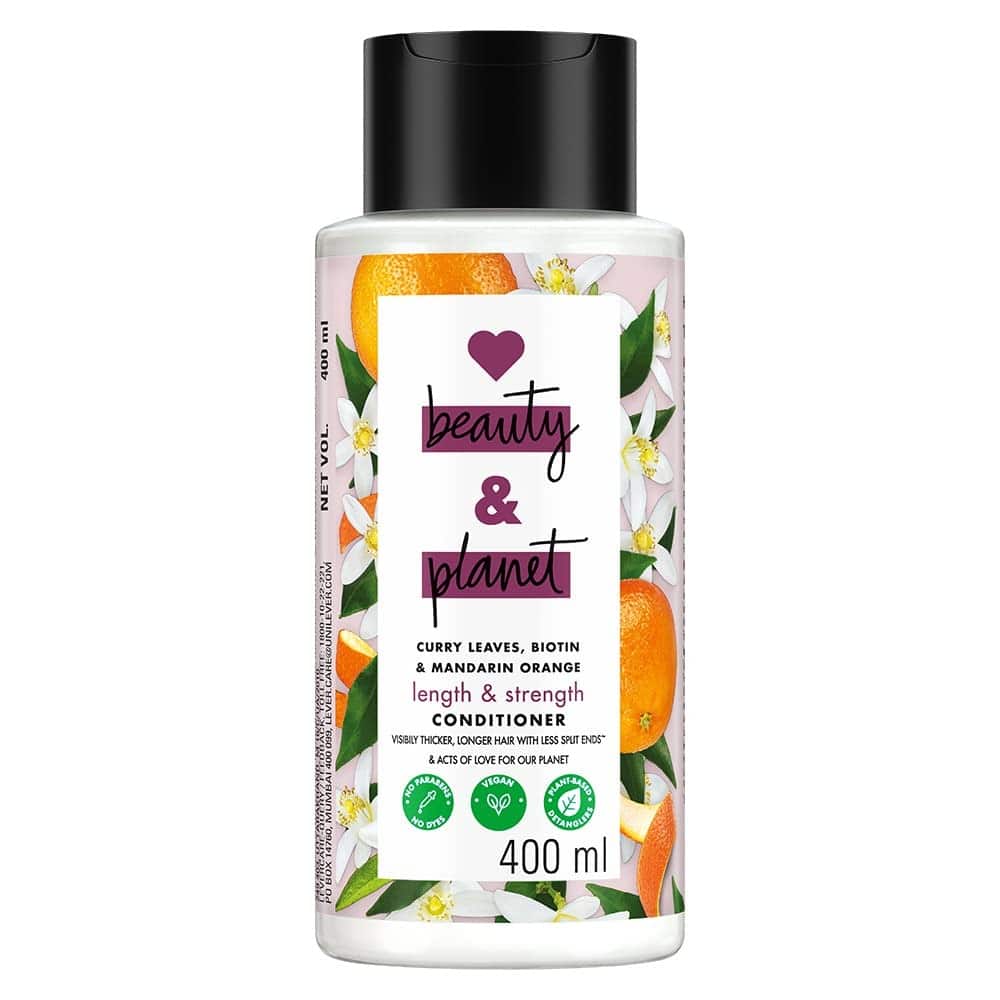 Love Beauty &amp; Planet Curry Leaves, Biotin &amp; Mandarin Natural Conditioner