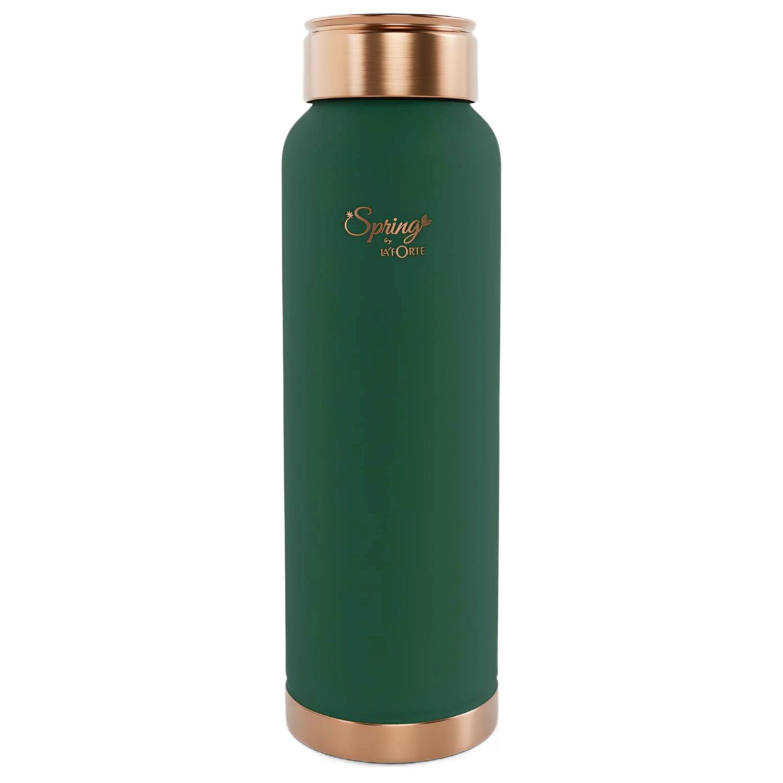 LA'FORTE Heavy 1000 ml Bottle  (Pack of 1, Green, Copper)