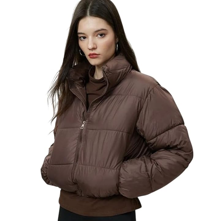 Generic CRAMPLE® Women Faux Leather Crop Jacket