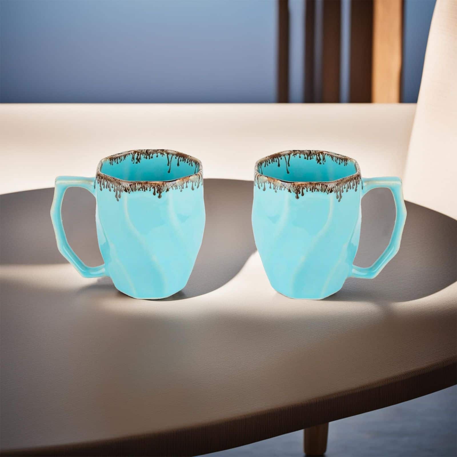 The Better Home Terra Series Ceramic Tea Coffee Cup with Handles