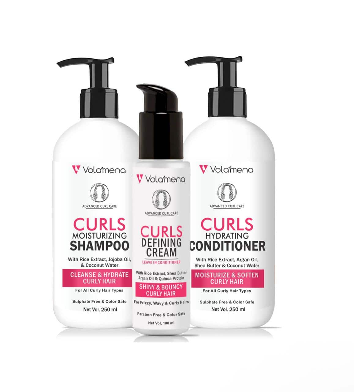 Volamena Curly Hair Care Combo Kit Volamena Curly Hair Care Combo Kit
