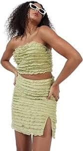Campus Sutra Fit Top & Skirt Co-Ords Campus Sutra Fit Top & Skirt Co-Ords