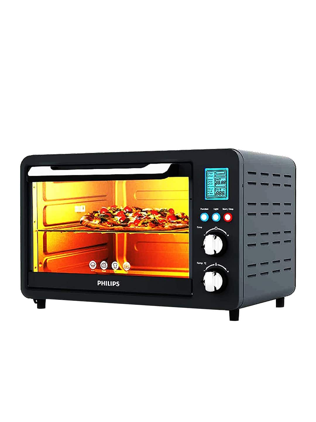 Philips: Grey HD6975/00 Oven Toaster Grill &amp; Motorised Rotisserie with Opti Temp Technology