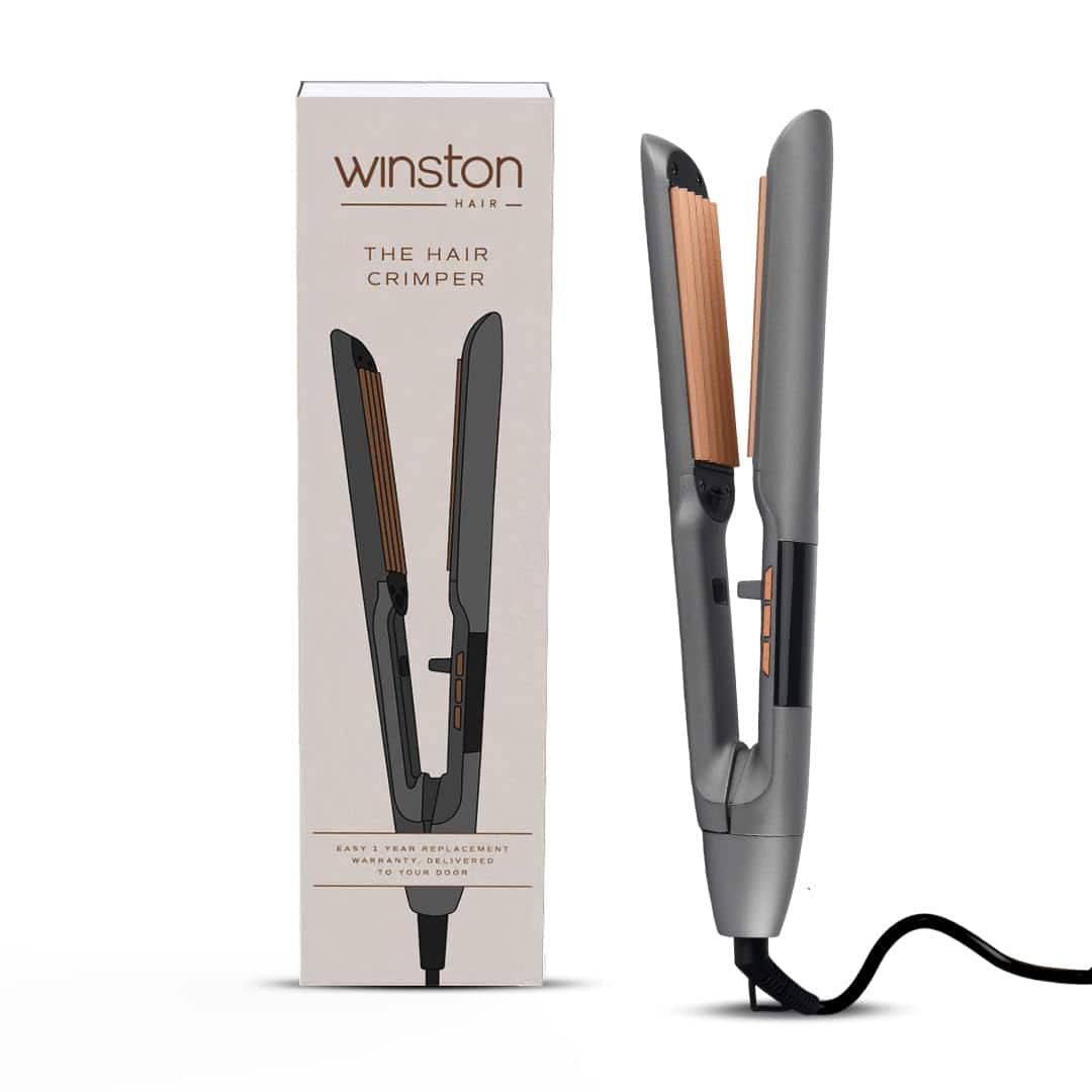  WINSTON Hair Crimper For Hair Styling - Grey