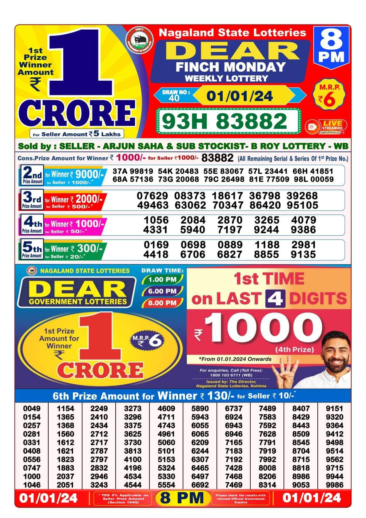 Thursday fast deals lotto result