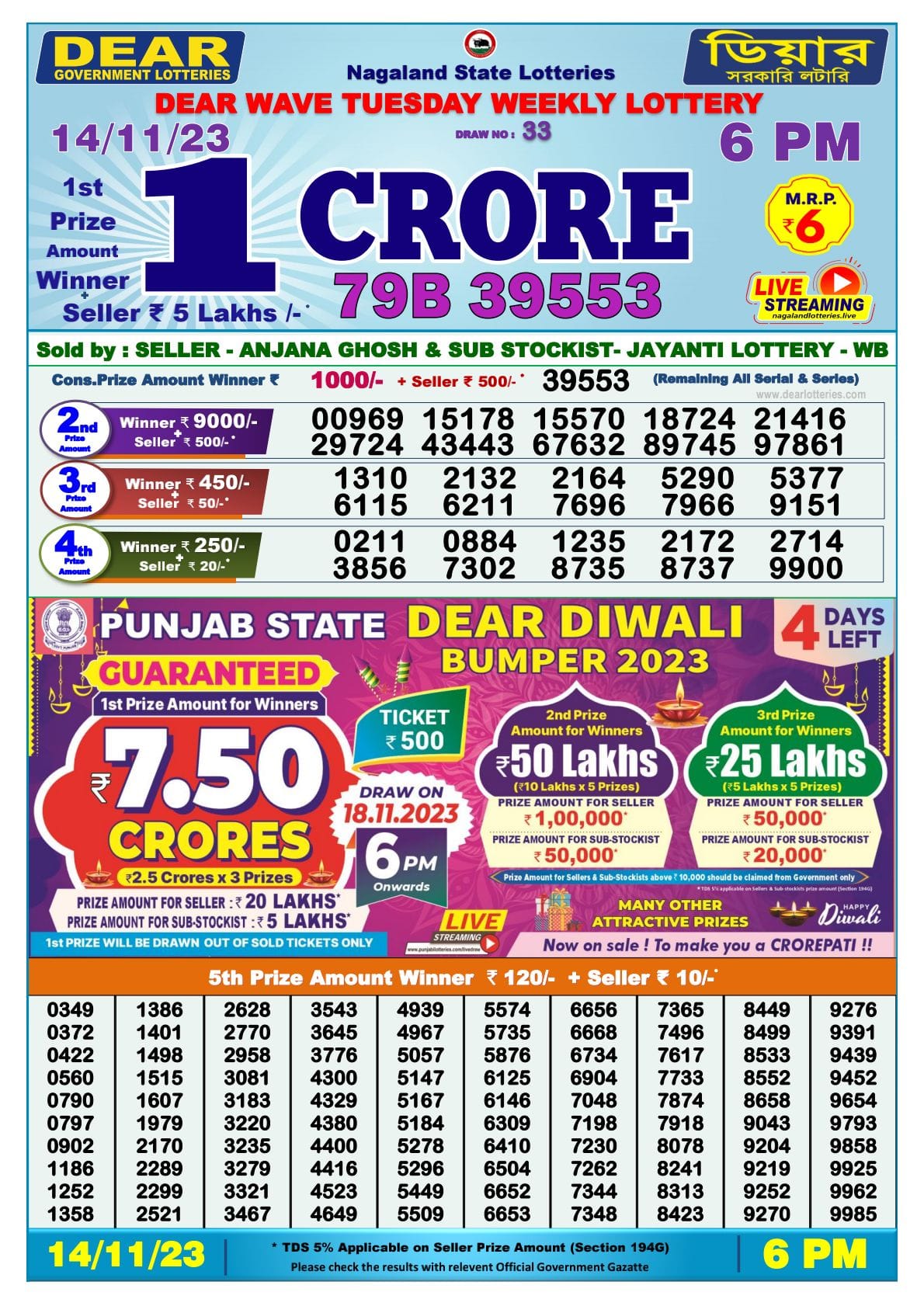 Monday jaldi lotto deals result