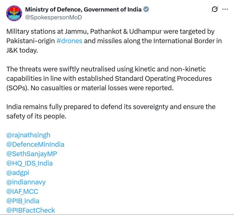 India-Pakistan War: After Lahore, Sialkot, India Reportedly Goes For Islamabad Amid Heightened Tensions