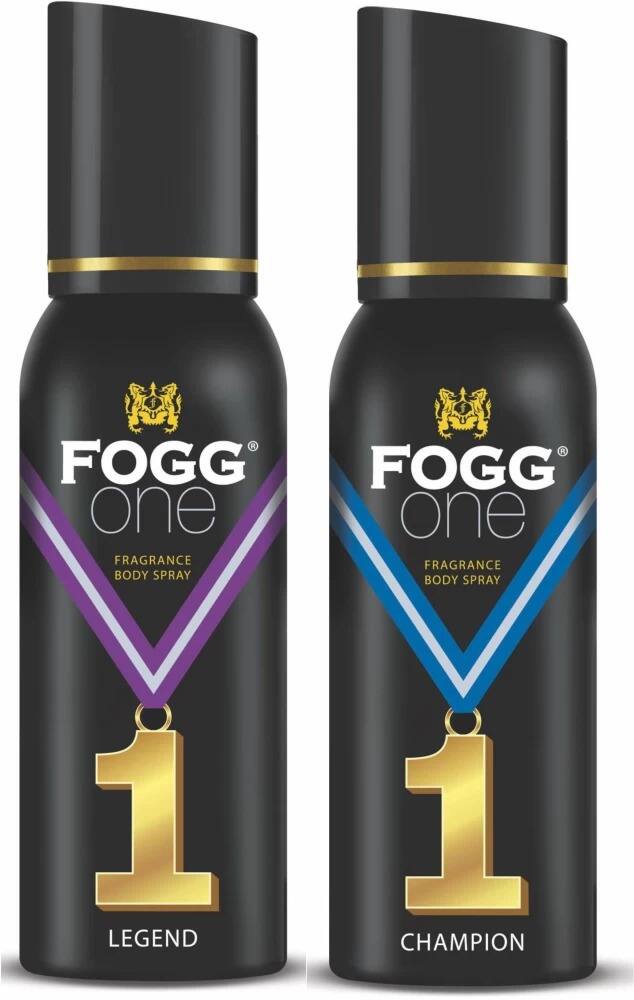 FOGG ONE BODYSPRAY LEGEND + CHAMPION 240ML Body Spray - For Men (240 ml, Pack of 2) FOGG ONE BODYSPRAY LEGEND + CHAMPION 240ML Body Spray - For Men (240 ml, Pack of 2)