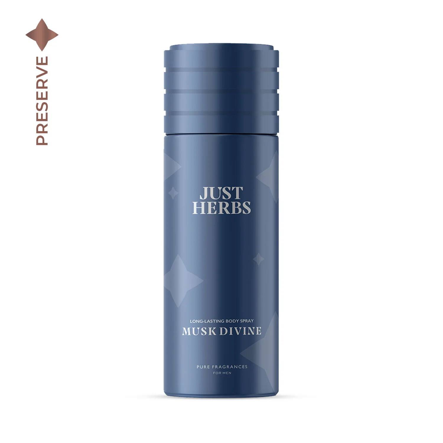 Just Herbs Long Lasting Musk Divine Deodorant Body Spray For Men (150ml) Just Herbs Long Lasting Musk Divine Deodorant Body Spray For Men (150ml)