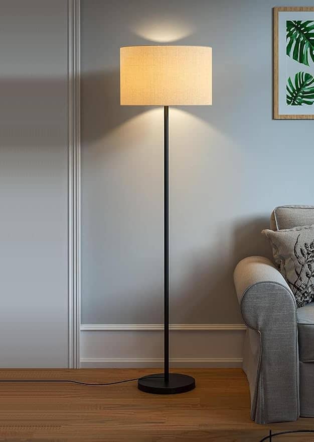 DEZIN KRAFT Metal Floor Lamp Standing Modern Black DEZIN KRAFT Metal Floor Lamp Standing Modern Black