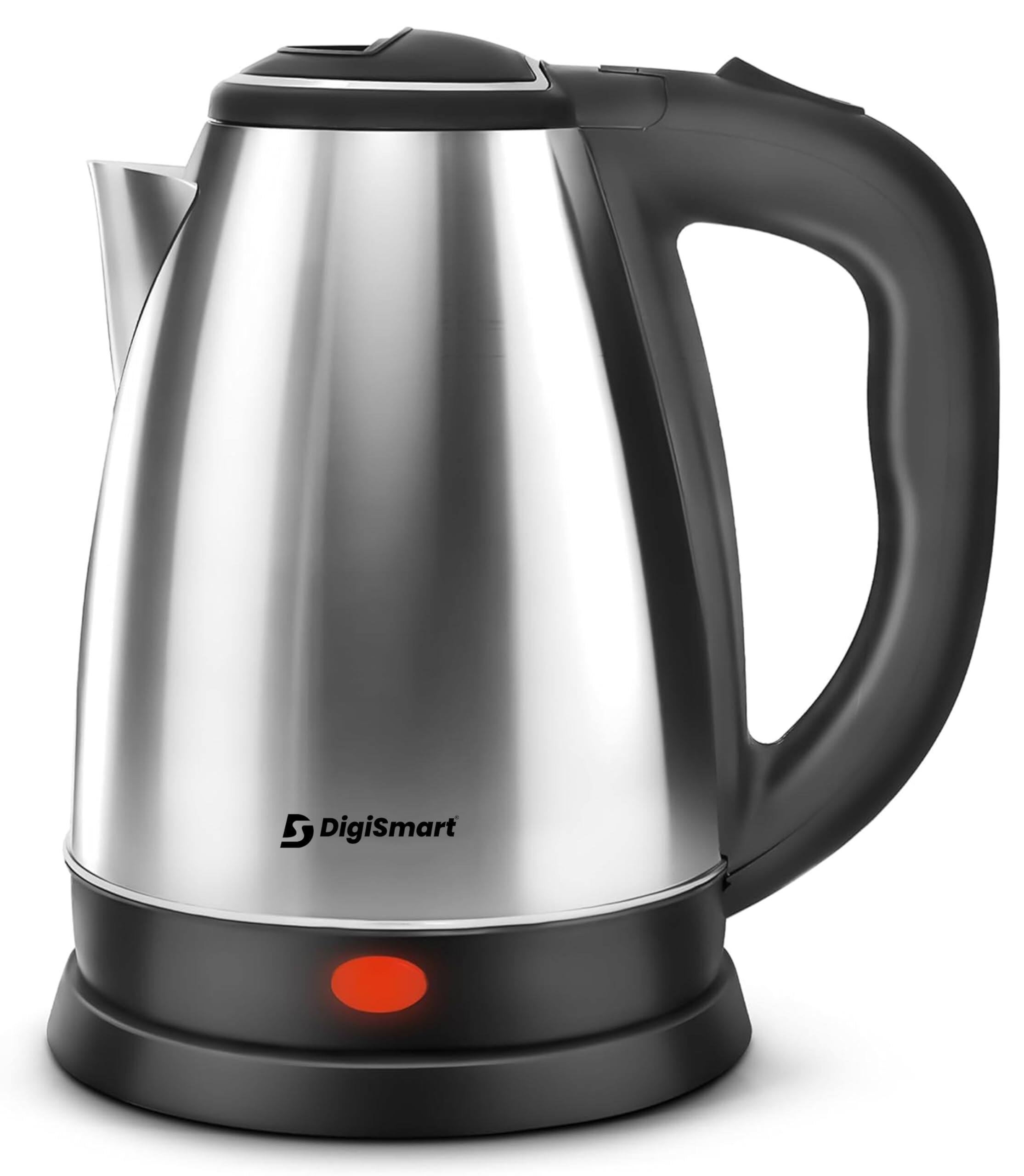 DIGISMART Mark-1 Electric Kettle (2 L, Black, Silver)