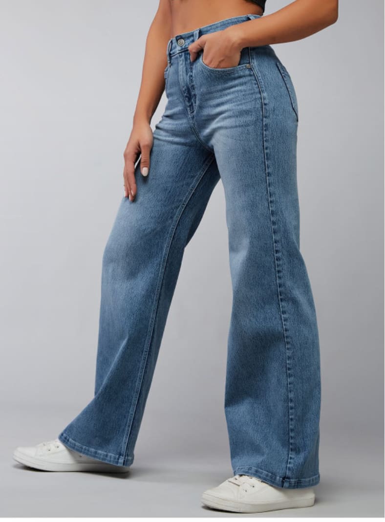 Dolce Crudo Wide Leg Denim Jeans Dolce Crudo Wide Leg Denim Jeans