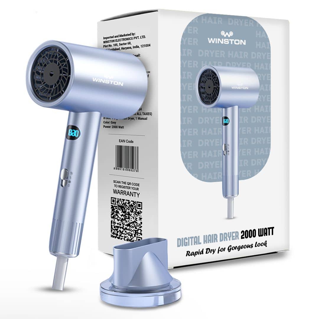 Winston Digital Hair Dryer 2000 Watt