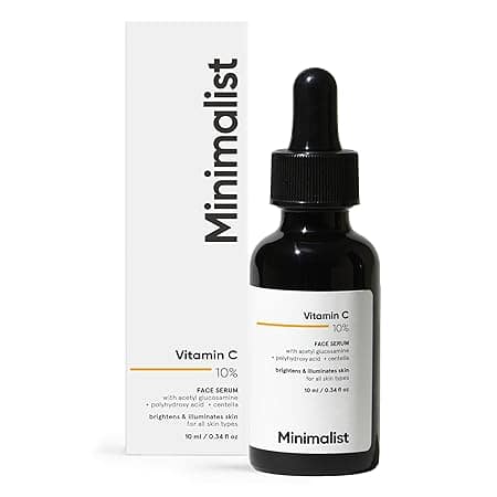 Minimalist 10% Advanced Vitamin C Serum for Glowing Skin 