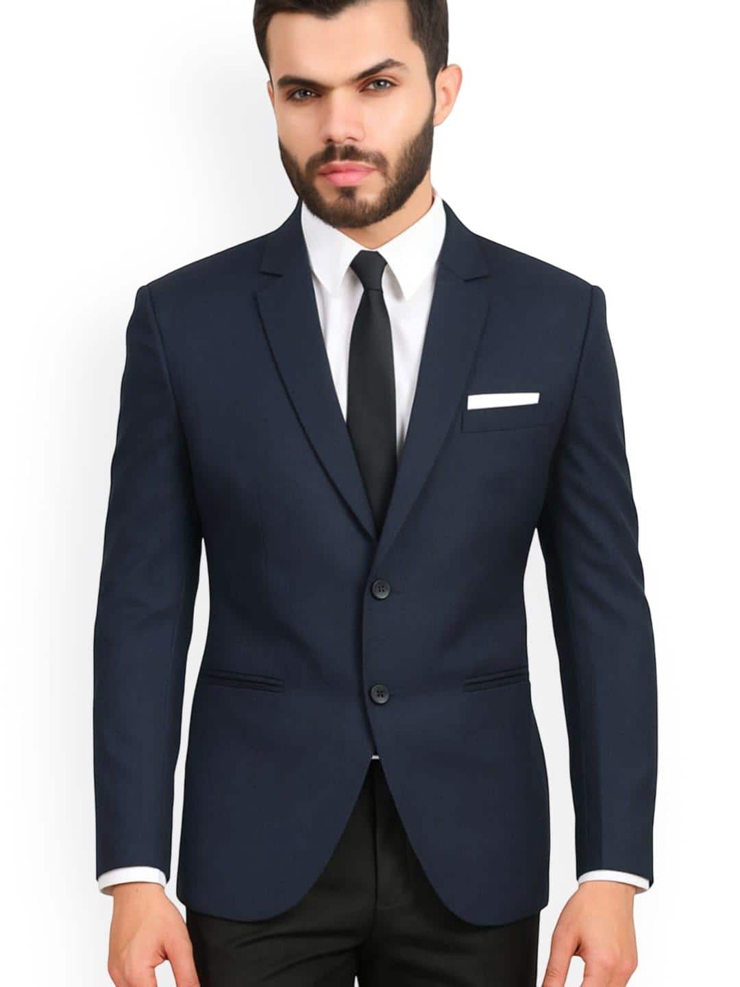 Men bazar Slim-Fit Single-Breasted Blazer