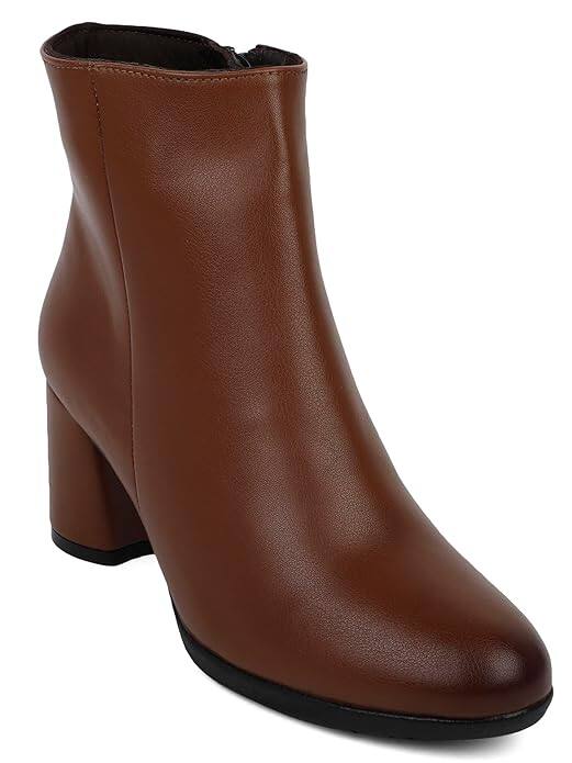 ELLE Women’s Stylish Ankle Boots with Block Heel ELLE Women’s Stylish Ankle Boots with Block Heel