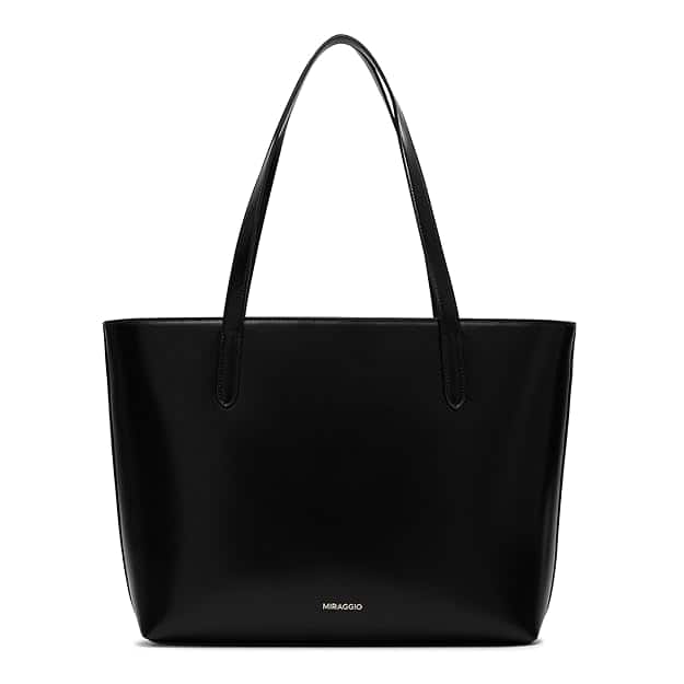 Miraggio Kate Solid Structured Tote Bag for Women