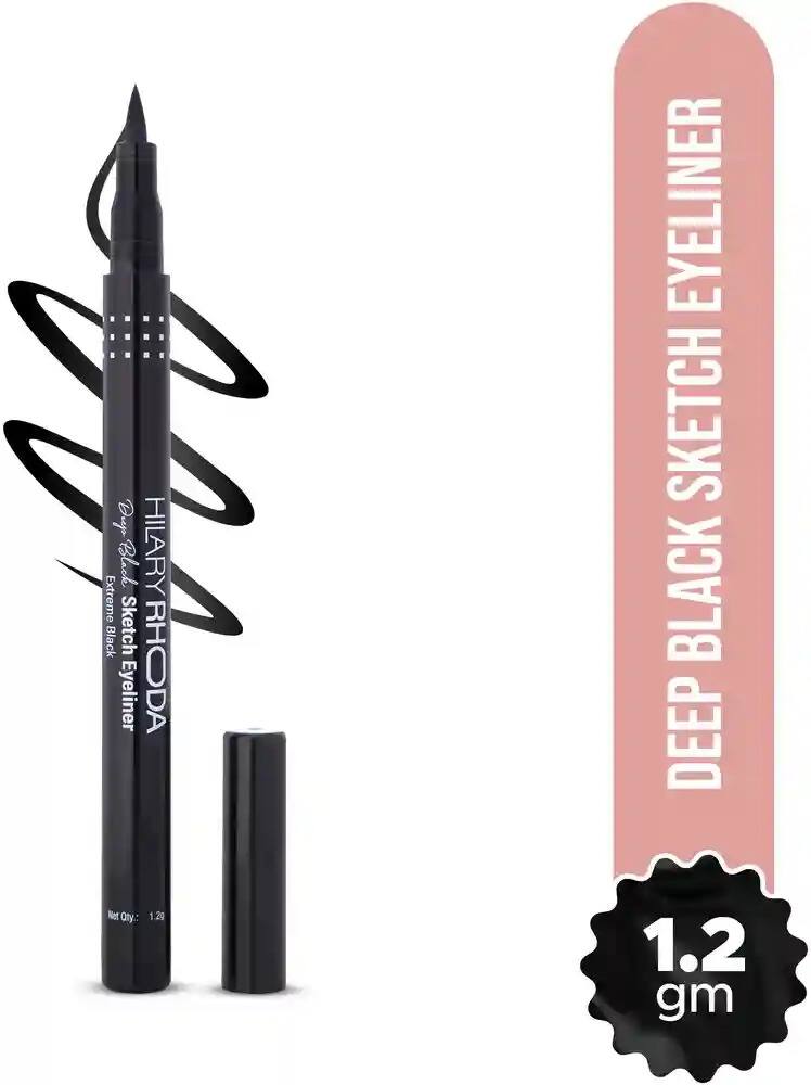 Hilary Rhoda Deep Black Sketch Eyeliner | Waterproof Eyeliner Hilary Rhoda Deep Black Sketch Eyeliner | Waterproof Eyeliner