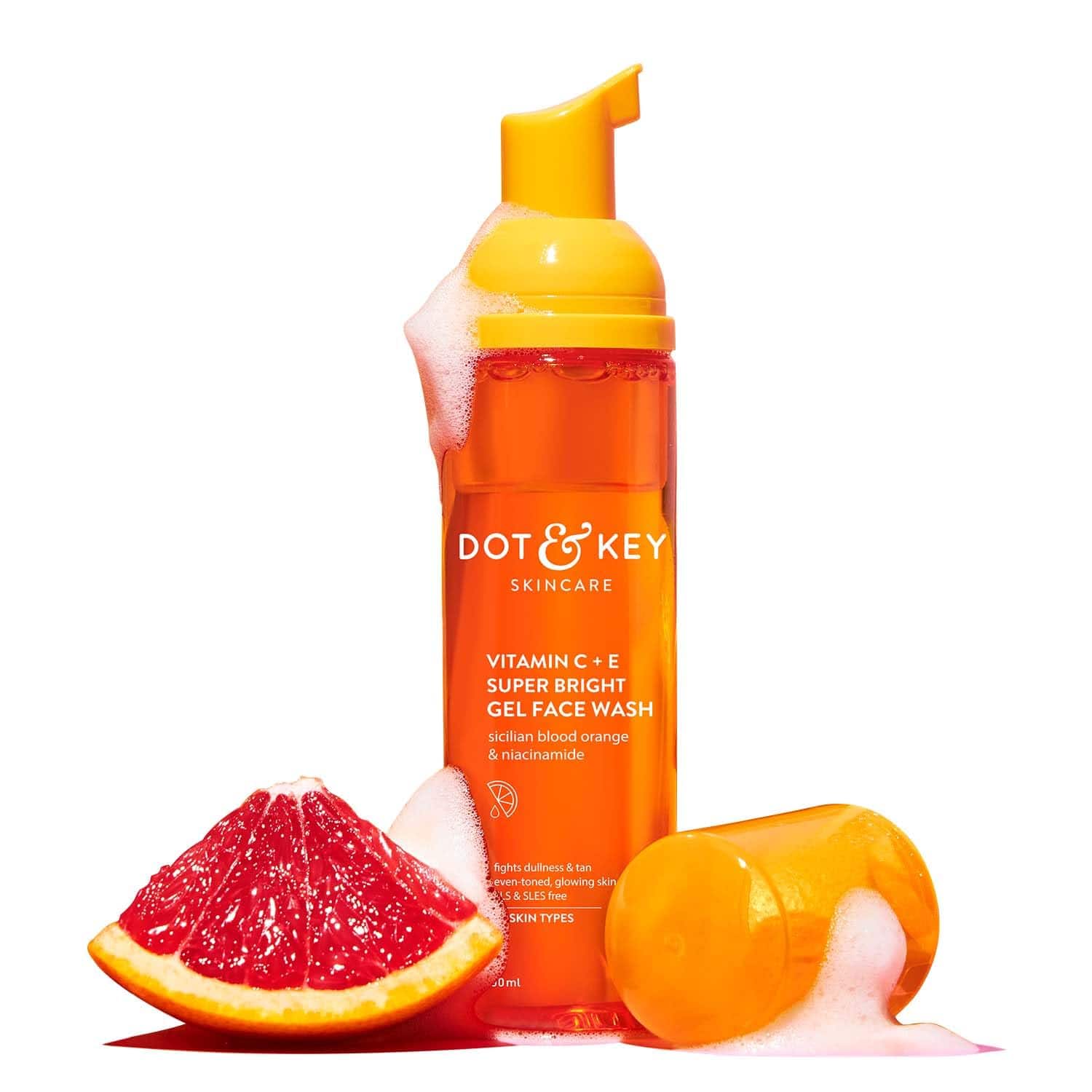 DOT & KEY Vitamin C Foaming Sulphate-Free Face Wash for Glowing Skin DOT & KEY Vitamin C Foaming Sulphate-Free Face Wash for Glowing Skin