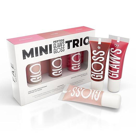 FAE Beauty Mini Peptide Lip Gloss Trio FAE Beauty Mini Peptide Lip Gloss Trio