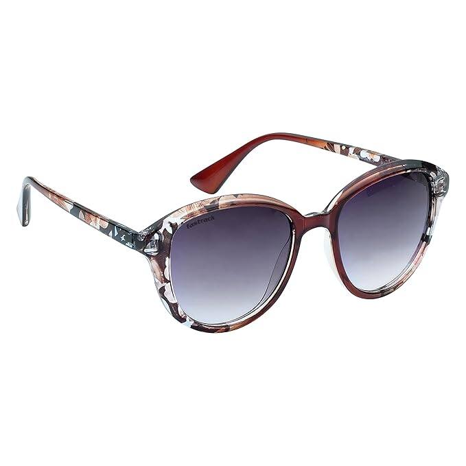 Fastrack Grey Oval Sunglasses – 100% UV Protected for Women Fastrack Grey Oval Sunglasses – 100% UV Protected for Women